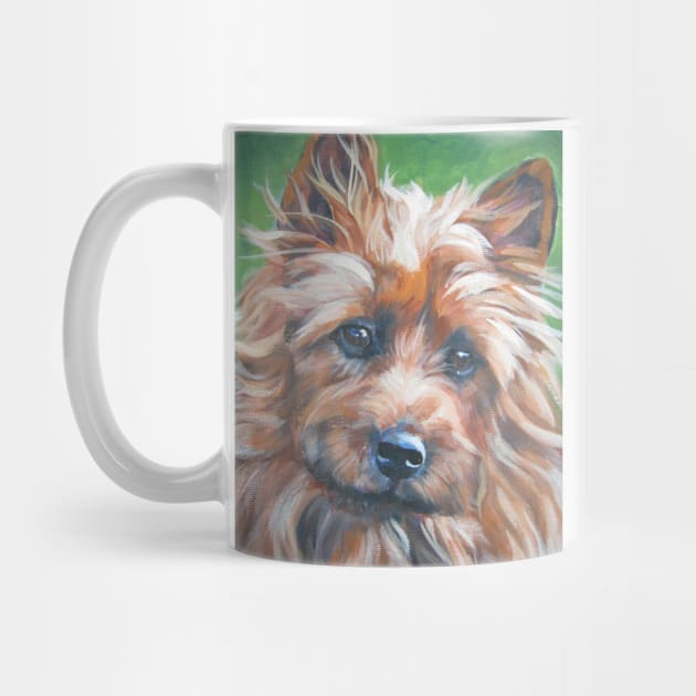 australian Terrier Fine Art Painting by LASHEPARD